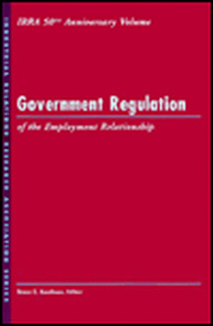 Government Regulation of the Employment Relationship de Bruce E. Kaufman