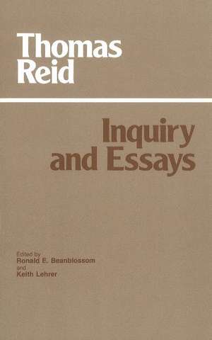 Inquiry and Essays de Thomas Reid