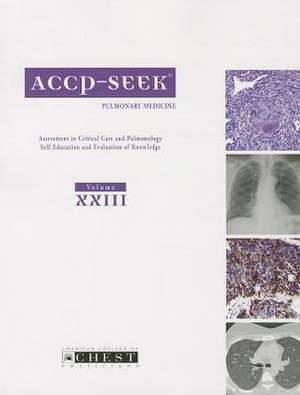 Accp-Seek Pulmonary Medicine 2013, Vol 23 de Stephanie M. Ed. Levine