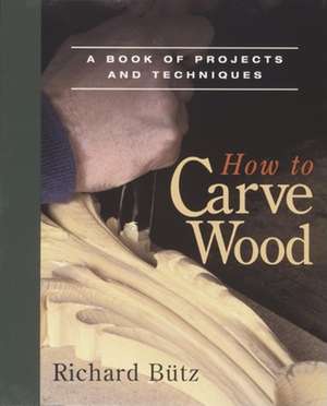 How to Carve Wood: A Book of Projects and Techniques de Richard Butz