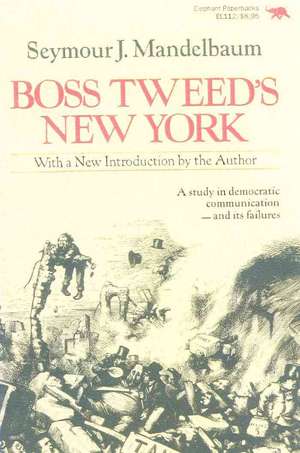 Boss Tweed's New York de Seymour J. Mandelbaum