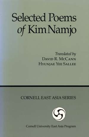 Selected Poems of Kim Namjo de Namjo Kim