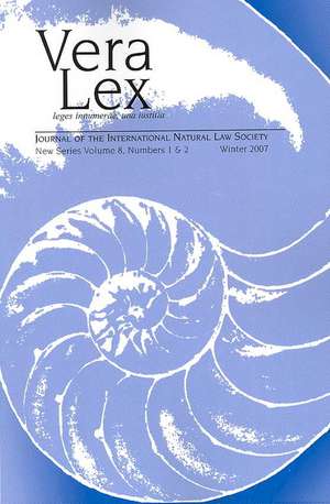 Vera Lex Vol 8 de Robert Chapman