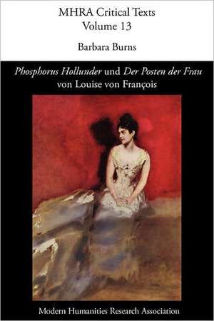 'Phosphorus Hollunder' Und 'Der Posten Der Frau' Von Louise Von Fran OIS de Louise Von Franois