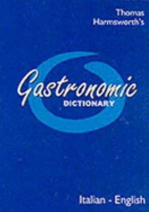 Gastronomic dictionary italian/english