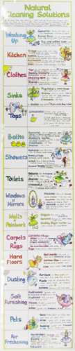 Natural Cleaning Solutions Chart de Liz Cook