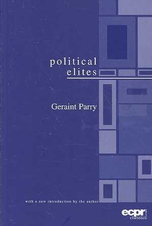 Political Elites de Geraint Parry