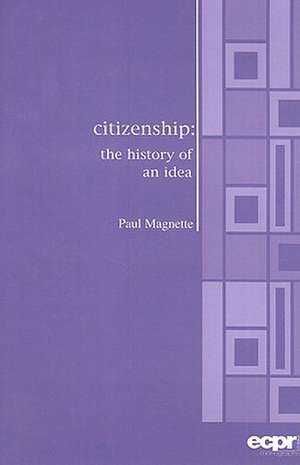 Citizenship de Paul Magnette