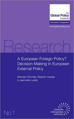 A European Foreign Policy? Decision-Making in European External Policy de Stephen Haseler