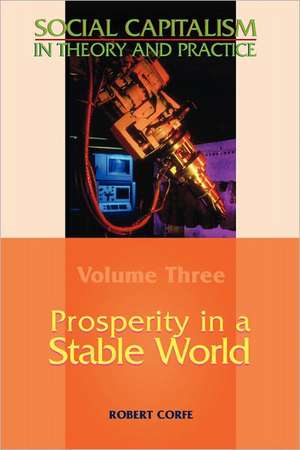 Prosperity in a Stable World--Volume 3 of Social Capitalism in Theory and Practice de Robert Corfe