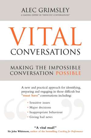 Vital Conversations de Alec Grimsley