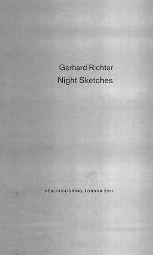 Night Sketches de Gerhard Richter