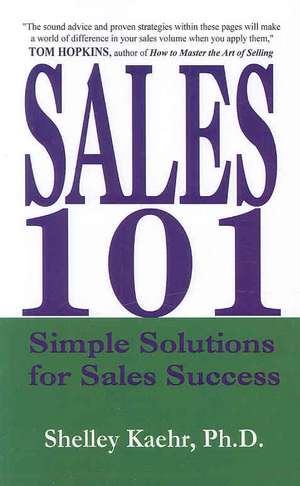 Sales 101 de Shelley Kaehr