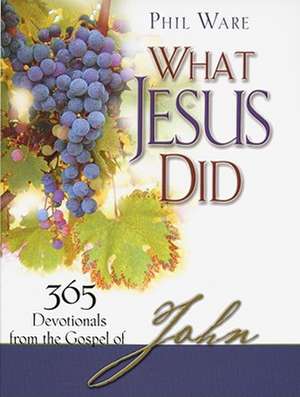 What Jesus Did: 365 Devotionals from the Gospel of John de Phil Ware