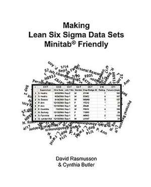 Making Lean Six SIGMA Data Sets Minitab Friendly or the Best Way to Format Data for Statistical Analysis de David Rasmusson