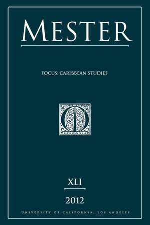 Mester (Volume 41) 2012