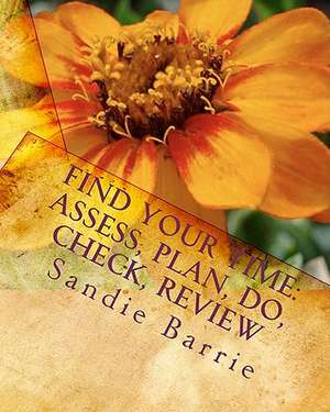 Find Your Time: Assess, Plan, Do, Check, Review de Sandie Barrie