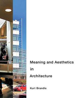 Meaning and Aesthetics in Architecture de Kurt Brandle