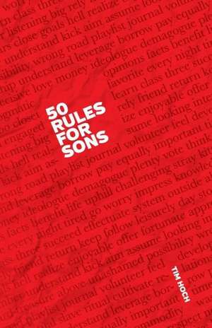 50 Rules for Sons de Tim Hoch