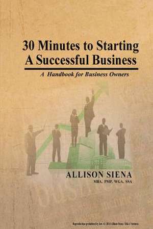 30 Minutes to Starting A Successful Business de Allison Siena