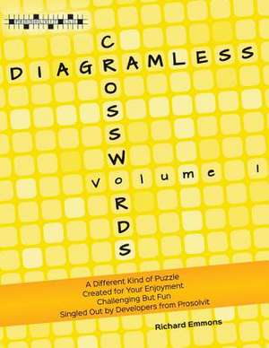 Diagramless Crosswords de Richard Emmons