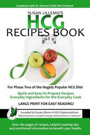 Hcg Recipes Book de Susan Lillemo