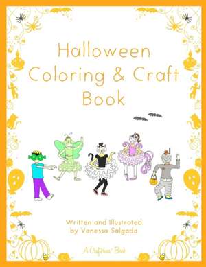 Halloween Coloring & Craft Book de Vanessa Salgado