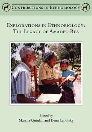 Explorations in Ethnobiology de Marsha Quinlan