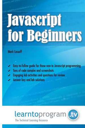 JavaScript for Beginners de MR Mark Lassoff