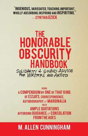 The Honorable Obscurity Handbook de M. Allen Cunningham