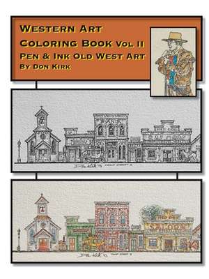 Western Art Coloring Book de Don Kirk