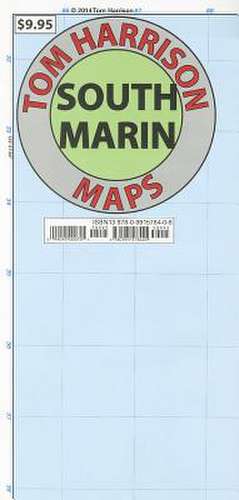 Southern Marin Map de Tom Harrison