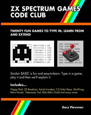 ZX Spectrum Games Code Club de Gary Plowman