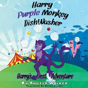 Harry Purple Monkey Dishwasher de Angela Walker