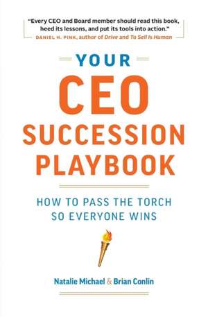 Your CEO Succession Playbook de Brian Conlin