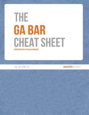 Ga Bar Cheat Sheet (Jul. 2015 / Feb. 2016)