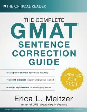 The Complete GMAT Sentence Correction Guide de Erica L. Meltzer