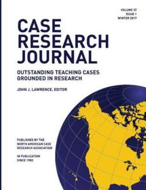 Case Research Journal, 37(1) de John J Lawrence