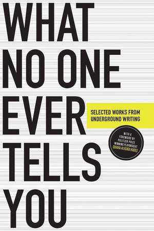 What No One Ever Tells You de Matt Malyon