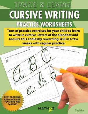 Trace & Learn - Cursive Writing de Shobha Pandey