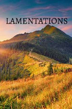 Lamentations Bible Journal de Shasta Medrano