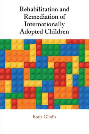 Rehabilitation and Remediation of Internationally Adopted Children de Boris Gindis