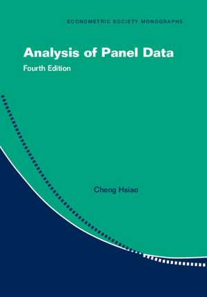 Analysis of Panel Data de Cheng Hsiao