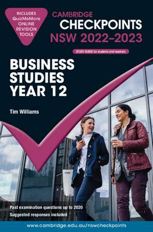 Cambridge Checkpoints NSW Business Studies Year 12 2022–2023 de Tim Williams