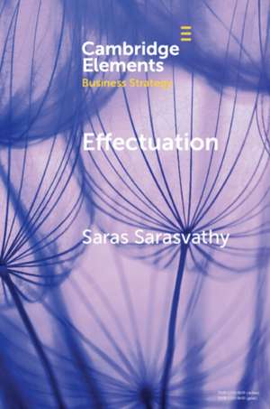 Effectuation de Saras Sarasvathy