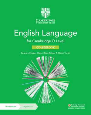 Cambridge O Level English Language Coursebook with Digital Access (2 Years) de Graham Elsdon