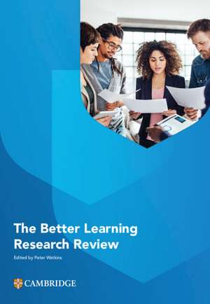 The Better Learning Research Review Paperback de Peter W. Atkins