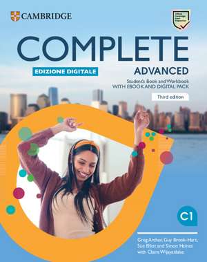 Complete Advanced Student's Book and Workbook with eBook and Digital Pack (Italian edition-BSmart) de Greg Archer