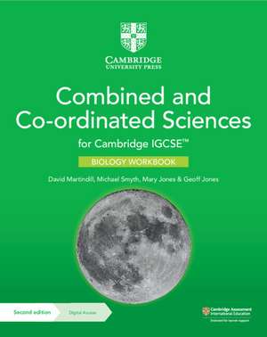 Cambridge IGCSE™ Combined and Co-ordinated Sciences Biology Workbook with Digital Access (2 Years) de David Martindill