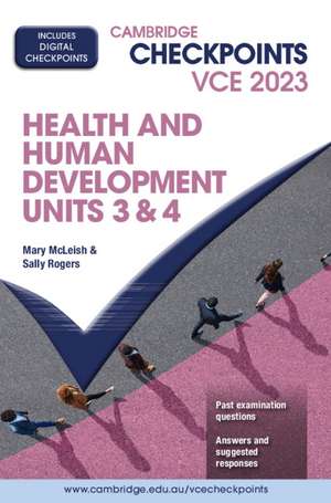 Cambridge Checkpoints VCE Health and Human Development Units 3&4 2023 de Mary McLeish